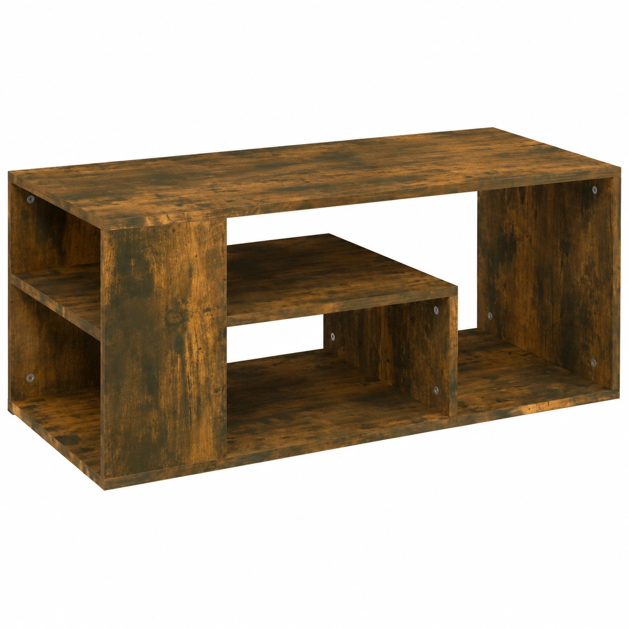 Stylischer Couchtisch mit Stauraum, langlebige Holzstruktur, elegantes Design für Wohnzimmer