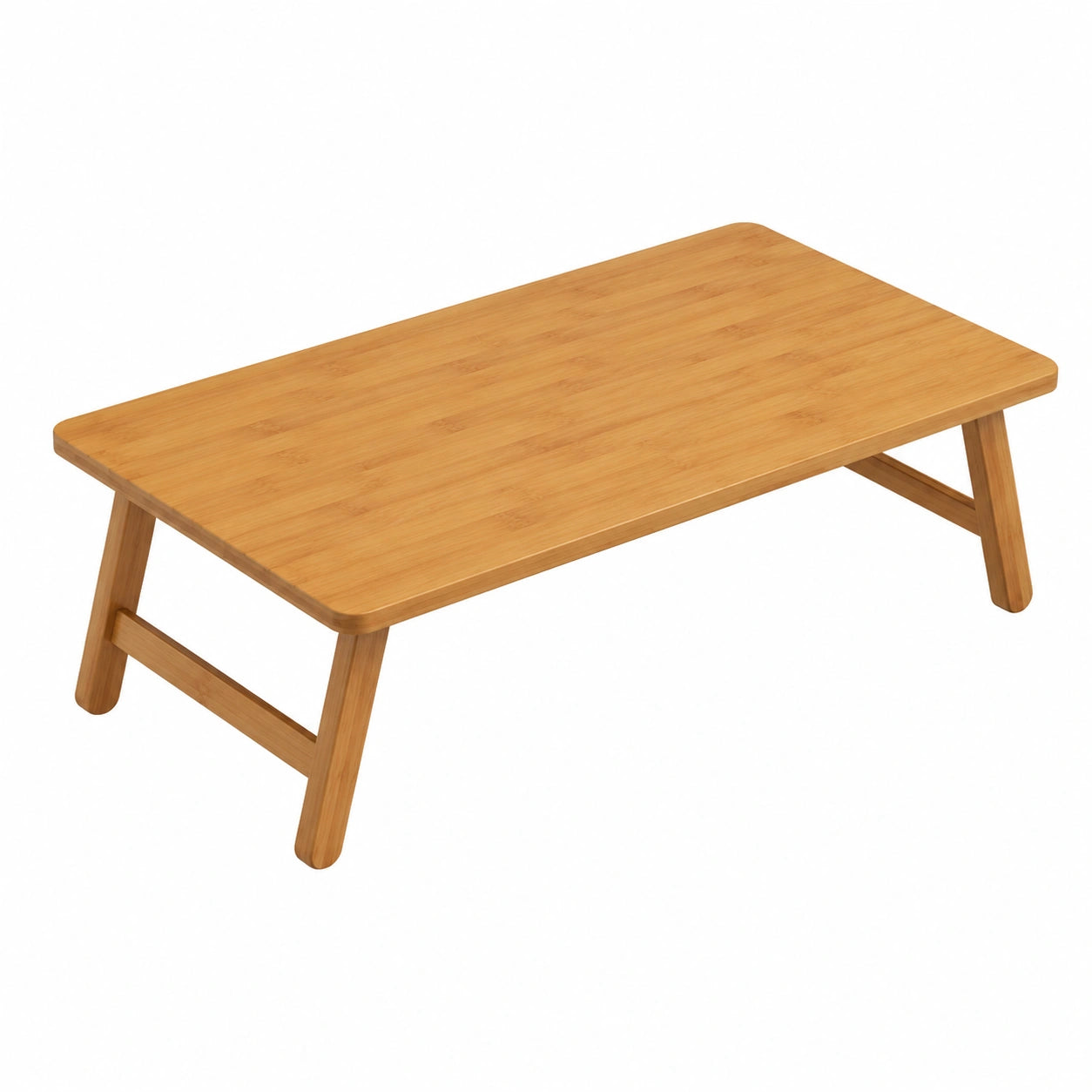 Klappbarer Bambustisch für Camping, Leicht und Geruchlos, 57x34.3x22.3cm