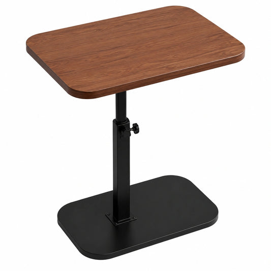 Multifunktionaler Beistelltisch, Höhenverstellbar 45-80 cm, Drehbar, Stabiler Metallrahmen für Wohnzimmer und Schlafzimmer
